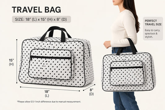 Luxury Quilted Floral Travel Bag – Stylish & Spacious