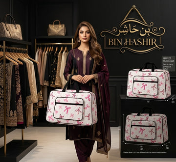 Luxury Quilted Floral Travel Bag – Stylish & Spacious