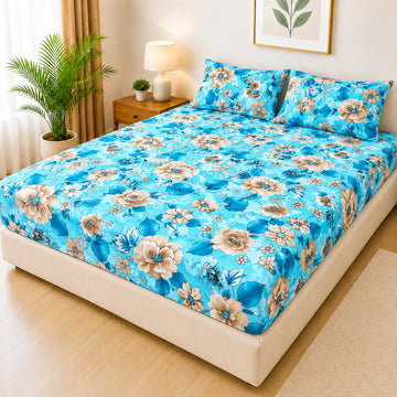 Luxury 3-Piece Quilted Bedsheet Set – 100% Waterproof | FM-025