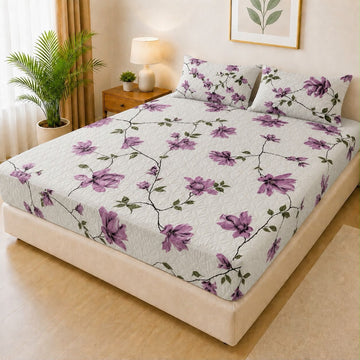 Luxury 3-Piece Quilted Bedsheet Set – 100% Waterproof | FM-007