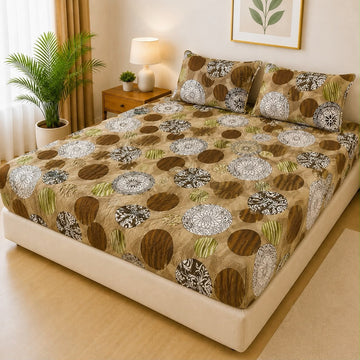 Luxury 3-Piece Quilted Bedsheet Set – 100% Waterproof | FM-008