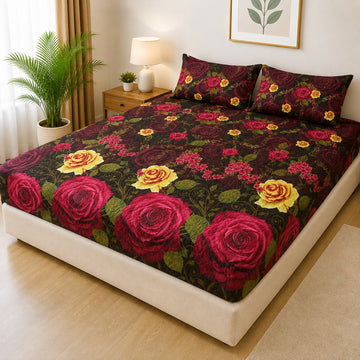 Luxury 3-Piece Quilted Bedsheet Set – 100% Waterproof | FM-011