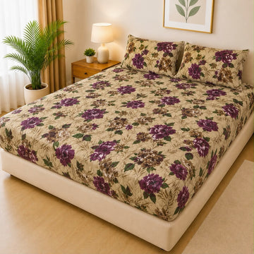 Luxury 3-Piece Quilted Bedsheet Set – 100% Waterproof | FM-014