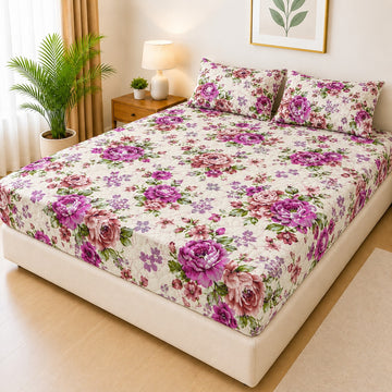 Luxury 3-Piece Quilted Bedsheet Set – 100% Waterproof | FM-020