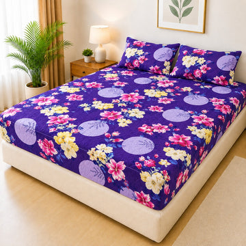 Luxury 3-Piece Quilted Bedsheet Set – 100% Waterproof | FM-024