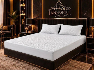 Premium Waterproof Quilted Mattress Protector – White